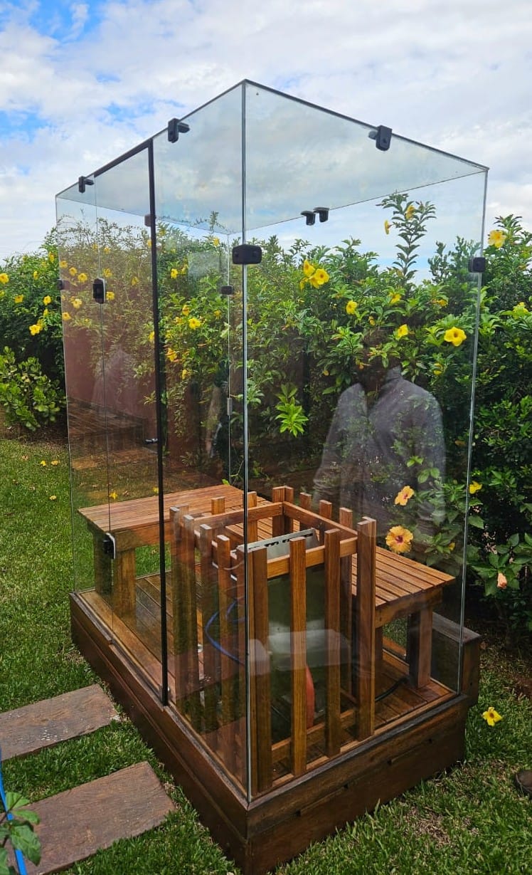 Sauna de vidro temperado - foto 3
