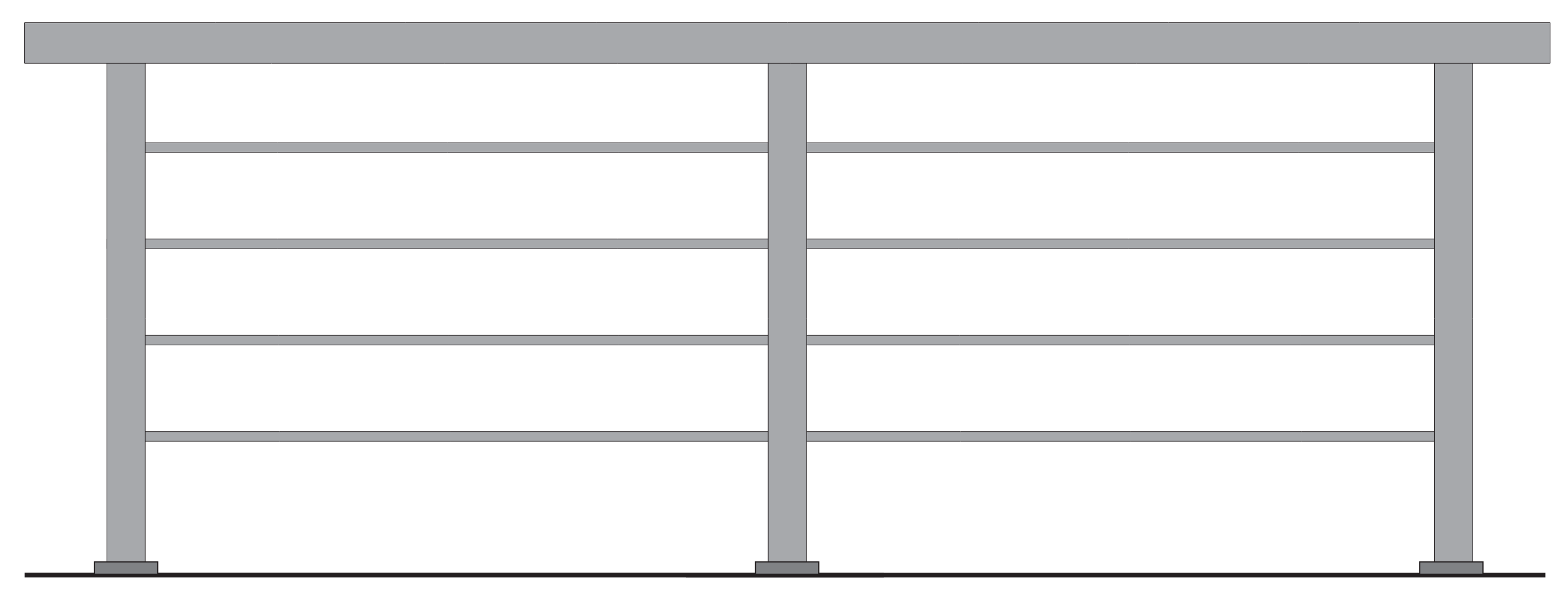 GUARDA CORPO COM CABO DE AÇO (TUBO 50X50)