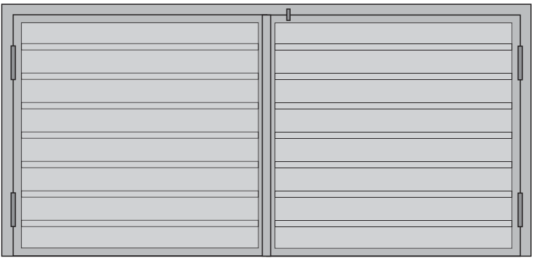 PORTINHOLA DE GIRO 2 FOLHAS VENEZIANA VENTILADA
