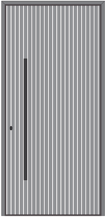 PORTA PIVOTANTE RIPADA