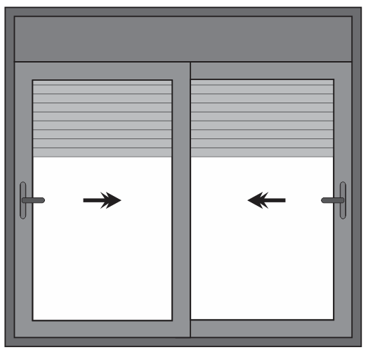 JANELA INTEGRADA AUTOMÁTICA 2 FOLHAS 085MM