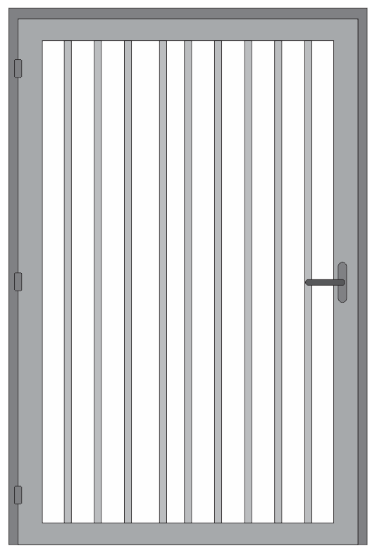 PORTÃO 1 FOLHA DE GIRO (76X38 + 25X50)