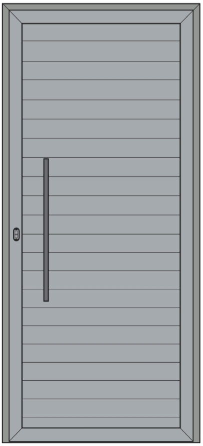 PORTA DE GIRO LAMBRIL DUPLO COM FIXO LATERAL