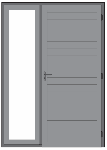 PORTA DE GIRO LAMBRIL DUPLO COM MAÇANETA