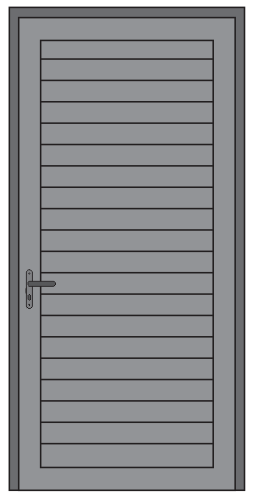 PORTA DE GIRO VENEZIANA CEGA BAIXA