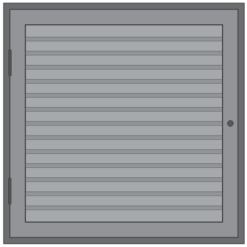 PORTINHOLA DE GIRO VENEZIANA CEGA 2 FOLHAS