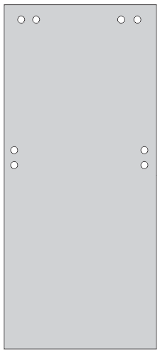 FOLHA CENTRAL COM MÃO AMIGO FERRAGEM 1126D/1710M